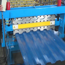 Trapezoidalny panel dachowy Maszyna do formowania rolek 33 Ksi - 50 Ksi Naprężenie plastyczne