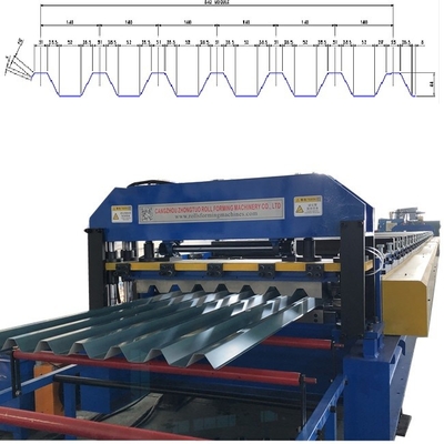 Panelowa maszyna do formowania blachy stalowej Maszyna do produkcji blachy profilowej 90 mm