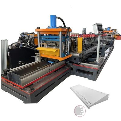 Metalowa maszyna do tworzenia profili z półki w supermarkecie