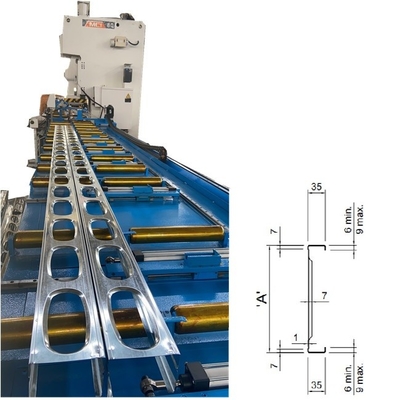 Logic Wall Structural Wall Stud And Track Rolling Forming Machine Wysokiej prędkości