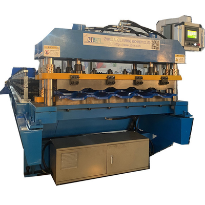 Wszechstronna krok płytek dachowych arkuszy Rolling Forming Machine W rosyjskim