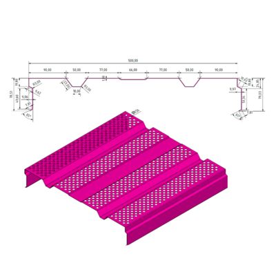 Maszyna do profilowania rolek paneli akustycznych