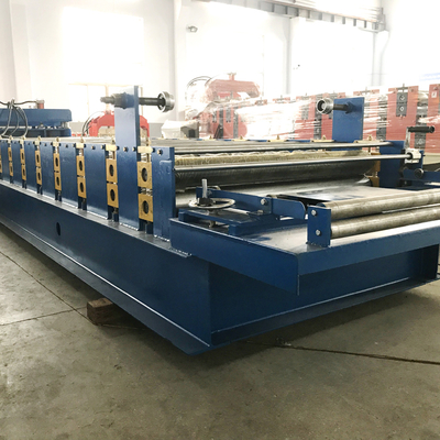 Materiał budowlany 800 Maszyna do produkcji glazury dachowej aluminiowej Maszyna do formowania blachy podłogowej