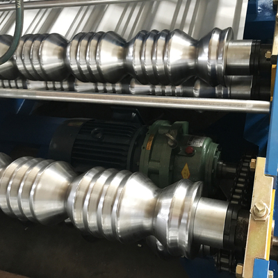 Materiał budowlany 800 Maszyna do produkcji glazury dachowej aluminiowej Maszyna do formowania blachy podłogowej
