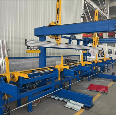 Stacker C Purline Z Płatew Maszyna do formowania rolek Metoda sterowania PLC 12m