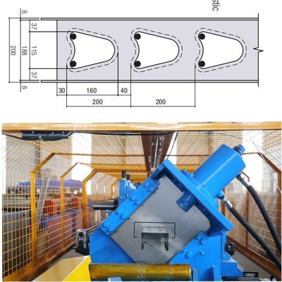 Logic Wall Structural Wall Stud And Track Rolling Forming Machine Wysokiej prędkości